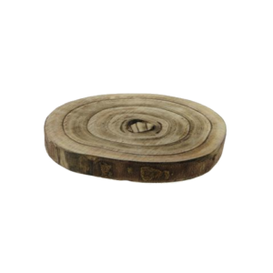 Houten schijf voor decoratie