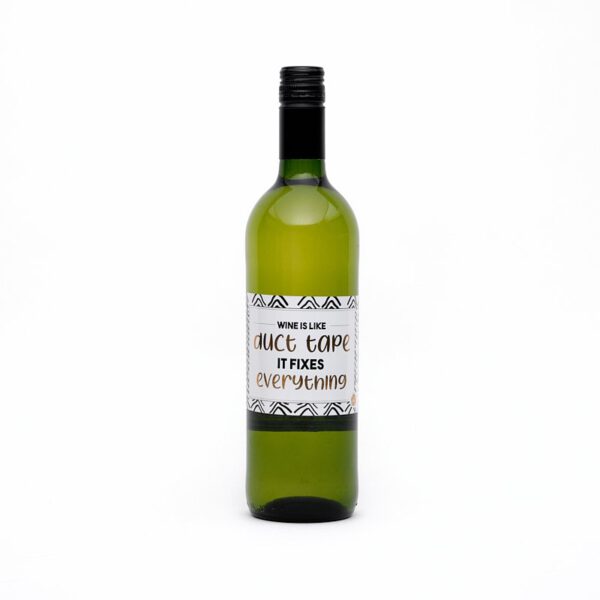 Cadeautje witte wijn fles online bestellen